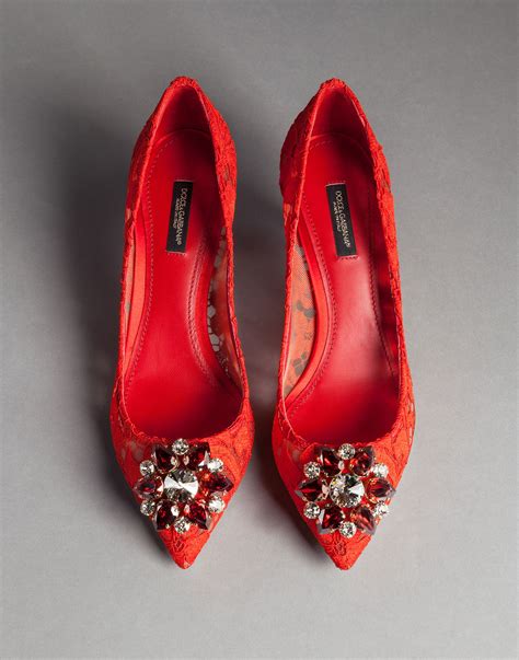 dolce gabbana bellucci shoes|bellucci lace pumps.